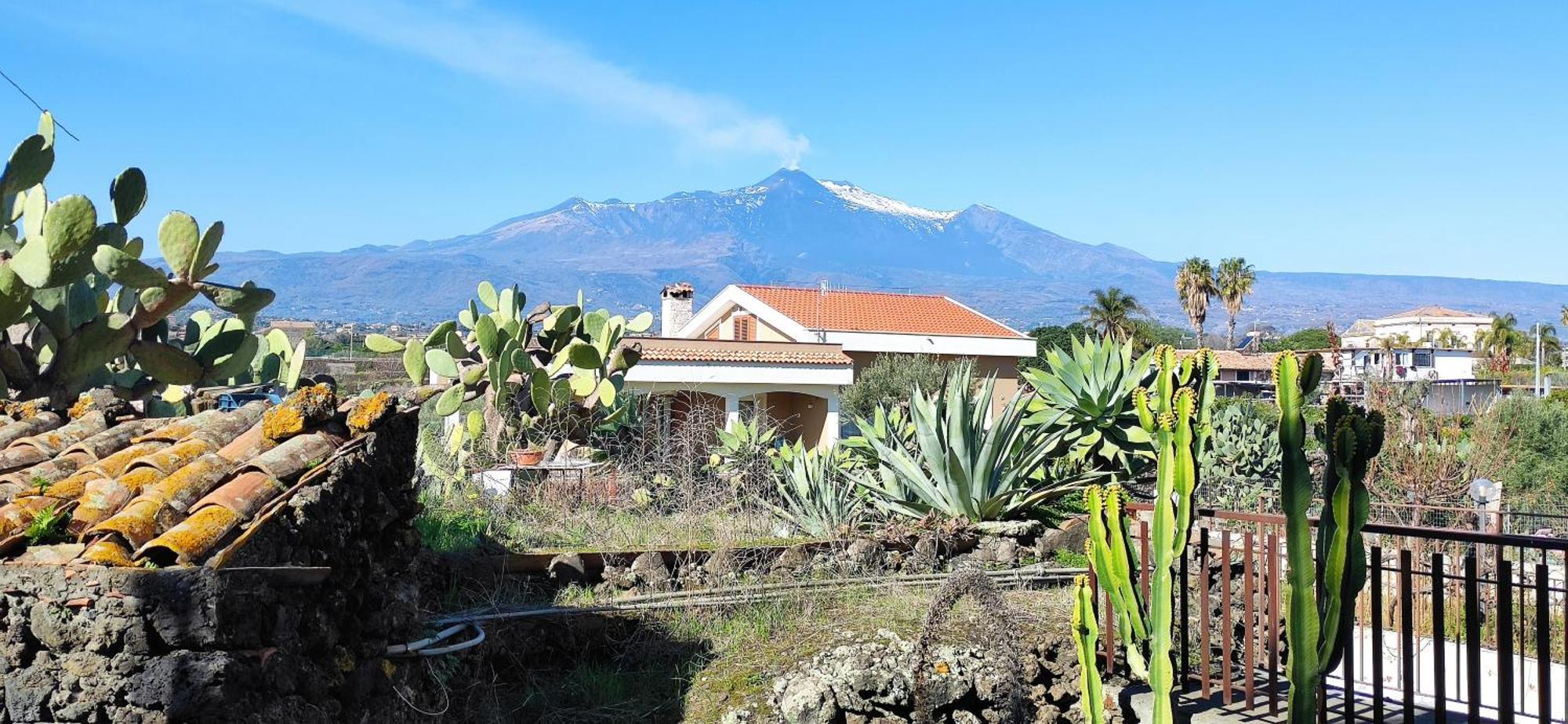 アチレアーレ Casa Del Sole Con Vista Sull'Etna A 200 Mt Dal Mareヴィラ エクステリア 写真